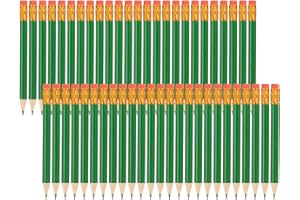 MECCANIXITY Golf Pencils with Erasers, 4" HB Mini Half Pencils Pre Sharpened Small Pens for Wedding Bridal Shower Game Office