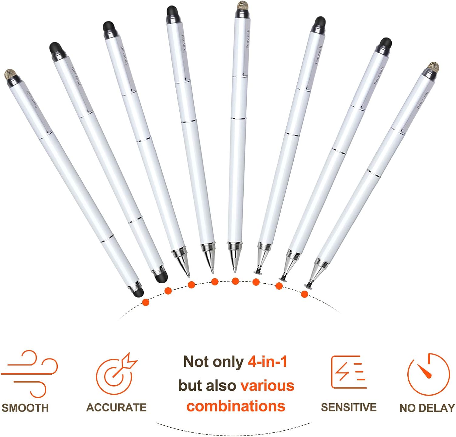 Stylus Pen for Touchscreen, Versatile 4 in 1 High Sensitivity and Precision Tablet Stylus Pen - Image 5