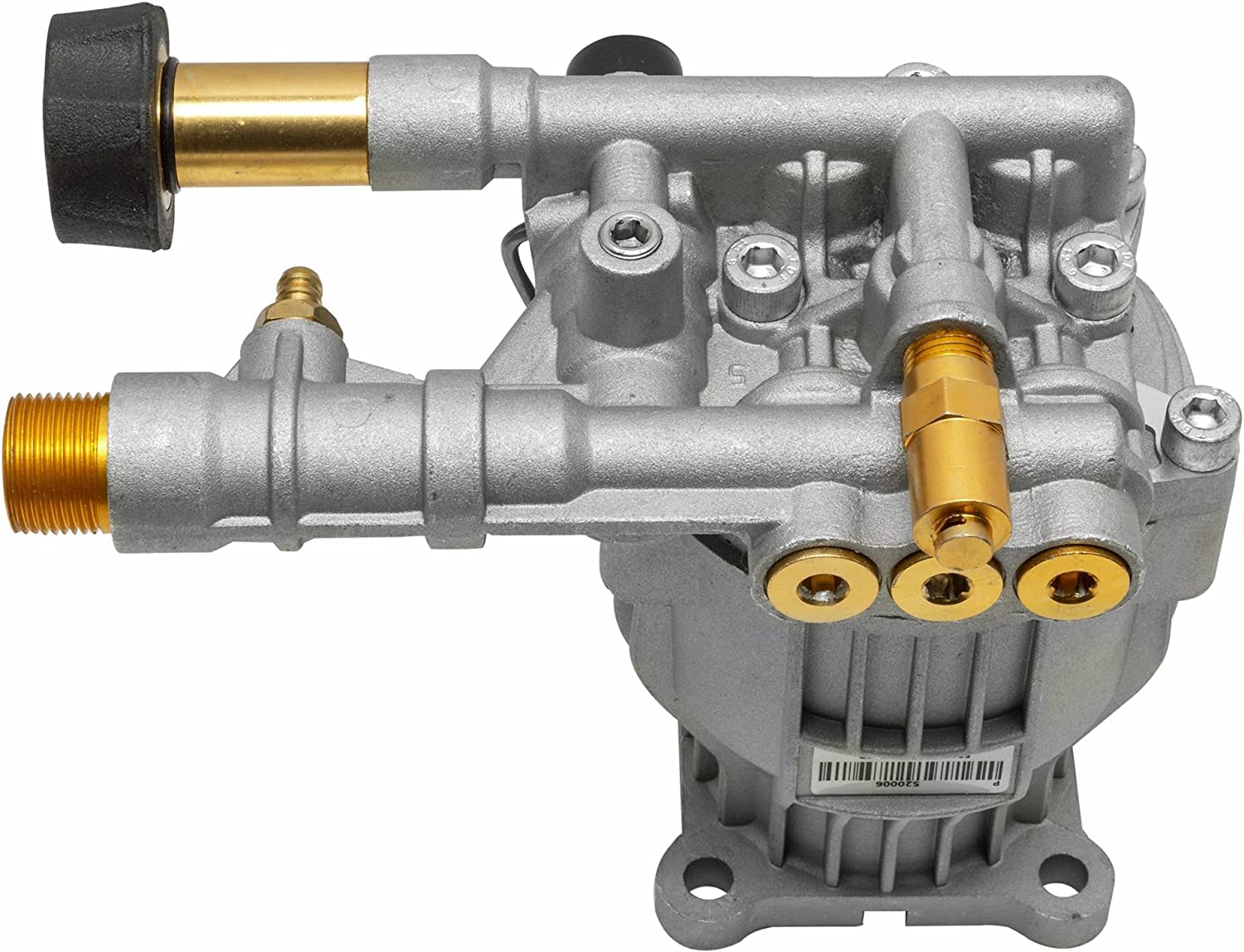 OEM Technologies 3300 PSI 2.4 GPM Replacement Pressure Washer Pump Kit, Horizontal Axial Cam Replacement Pump for Gas Pressure Washer, 3/4