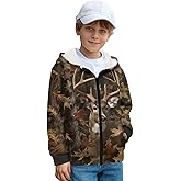 Dreaweet Boys Zip Up Fleece Hoodie Age 6-16 Lightweight Sweatshirt Jacket with Pockets Cool Hoodie Cozy Warm Winter Outerwear