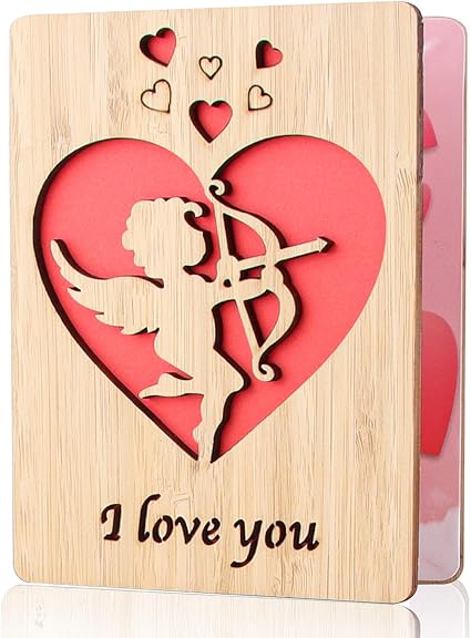 Biglietto Amore Biglietto D Auguri D Amore Fatto A Mano Biglietto Di Auguri In Legno Con Buste Le Migliori Carte Regalo Per San Valentino Compleanni Anniversari Matrimoni E Occasioni Speciali C Amazon It Cancelleria E Prodotti