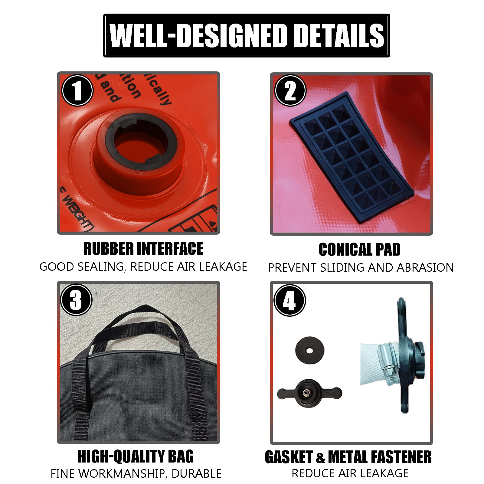 Mua Wayska Exhaust Jack 4 Ton, Exhaust Air Jack 8800LBS, Inflatable Car