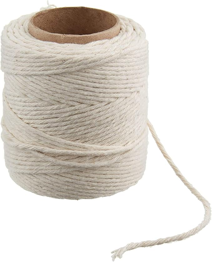 A1SONIC® Pure Natural Cooking Twine 1/2 Cone 100 Cotton Cooking Twine