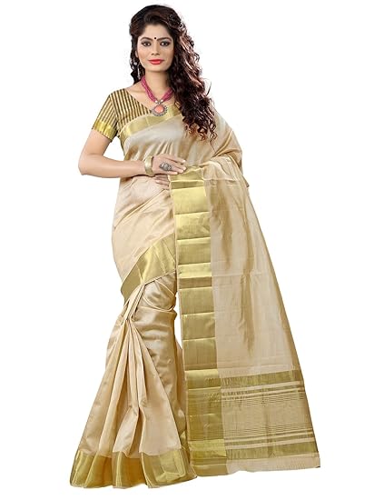 Art Silk with Blouse Piece Saree