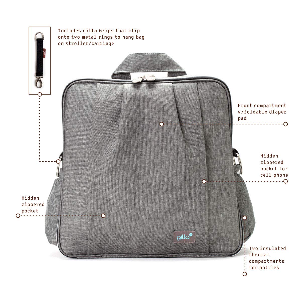 gitta diaper bag
