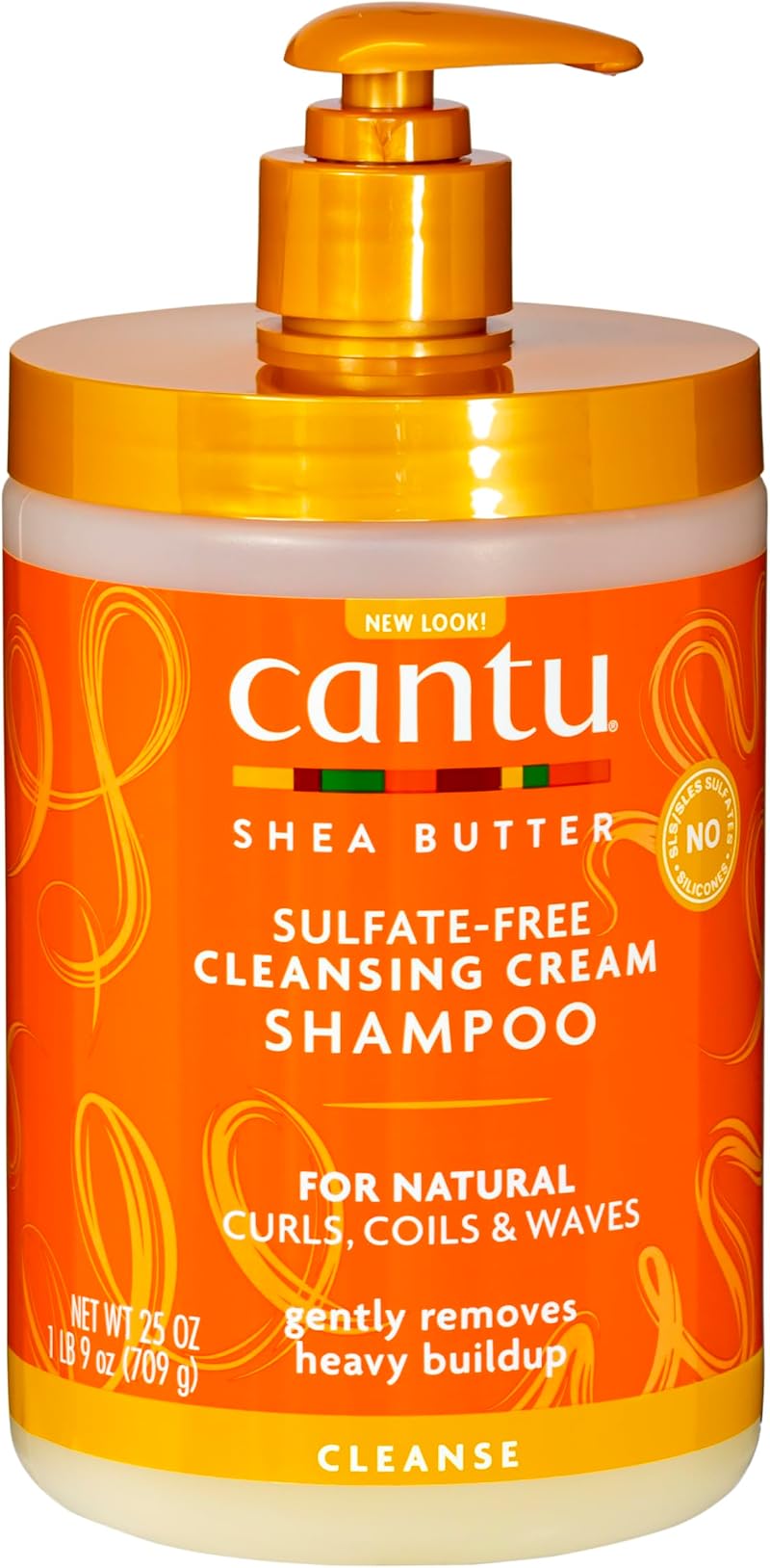 Cantu Cleansing Cream Shampoo 709g Salon Size with Shea Butter