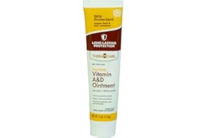 THERA CARE Thera|Care Vitamin A&D Ointment | Lanolin • Petrolatum | Long-lasting | Soothing Relief | 4 oz