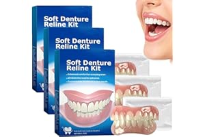 Silicone Reline Kit for Dentures, PerfectFit Denture Silicone Reline Kit, Denture Silicone Reline Kit, Soft Silicone Reline K