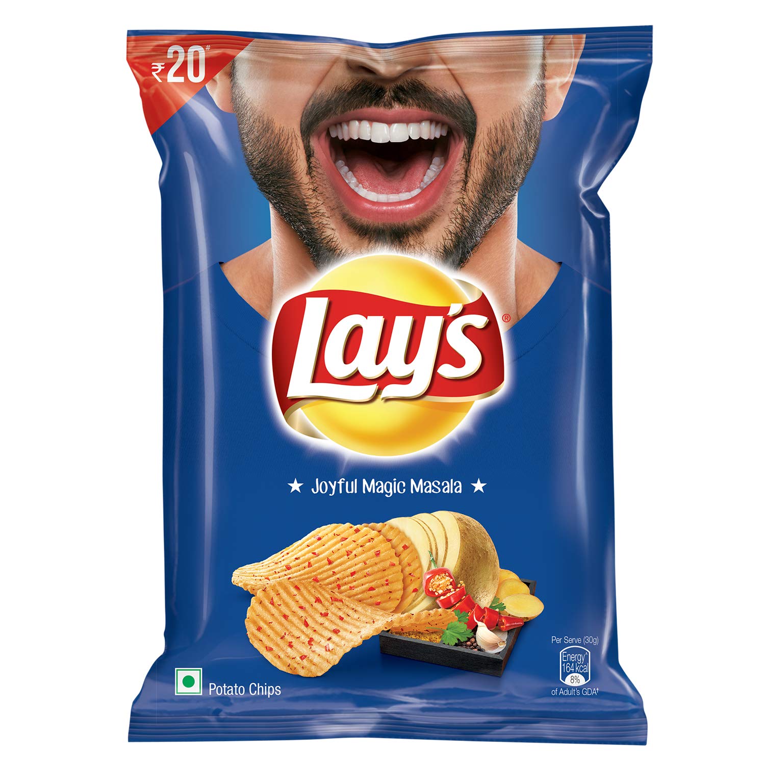 Lays Wafers Magic Masala 52g Pack, India Buy Online in UAE. Grocery