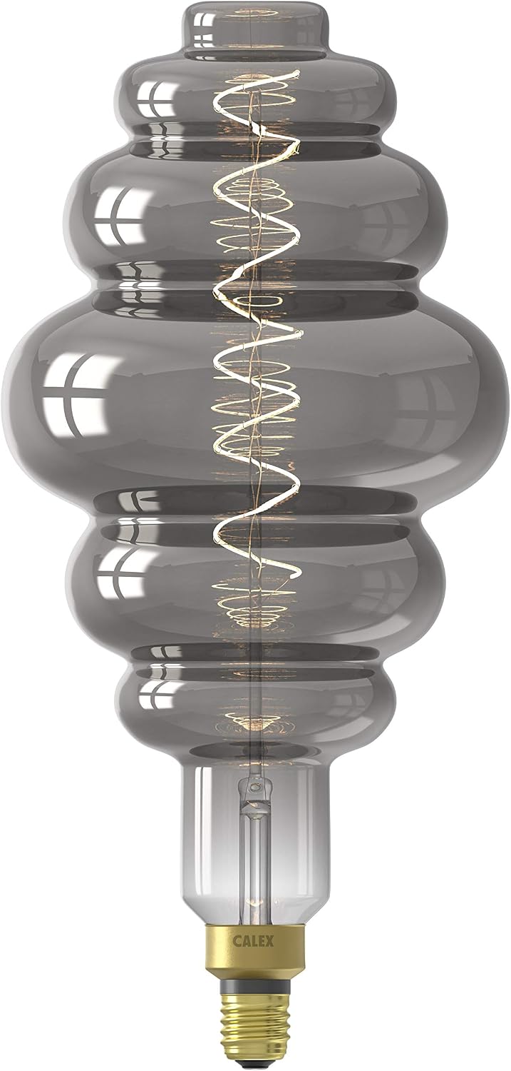 Calex XXL Paris LED-Filament Lampion 6W (ersetzt 10W) E27 Titanium, Grey