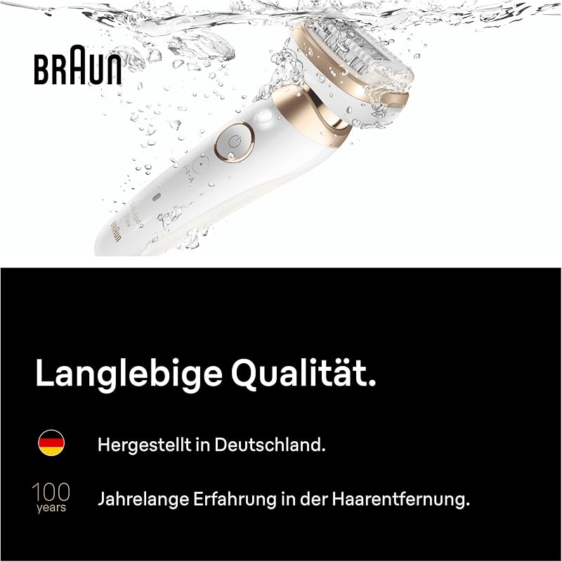 Epilierer Damen Silk·épil 9, Flex Ladyshaver, 9-042 3D, Gold — Foto 6 von 7