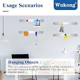 Wukong Magnetic Stainless Silver Boards Strips 30x3cm Pack of 6 with 16 Magnets view 7