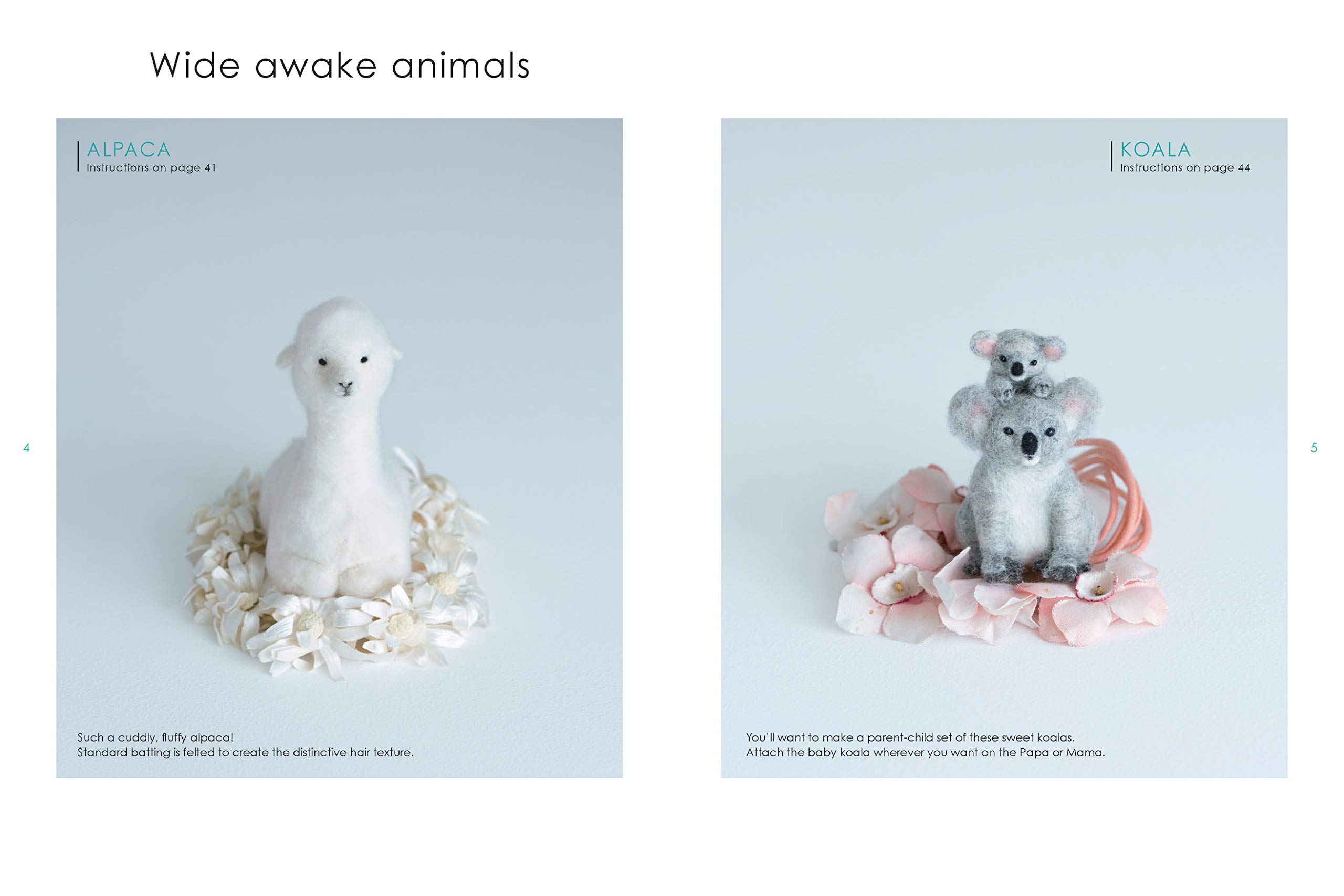 Yuko Sakuda Lovable Felted Animals: Enchanting Mascots, Pets and Accessories