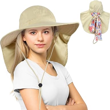 wide brim sun blocker hat