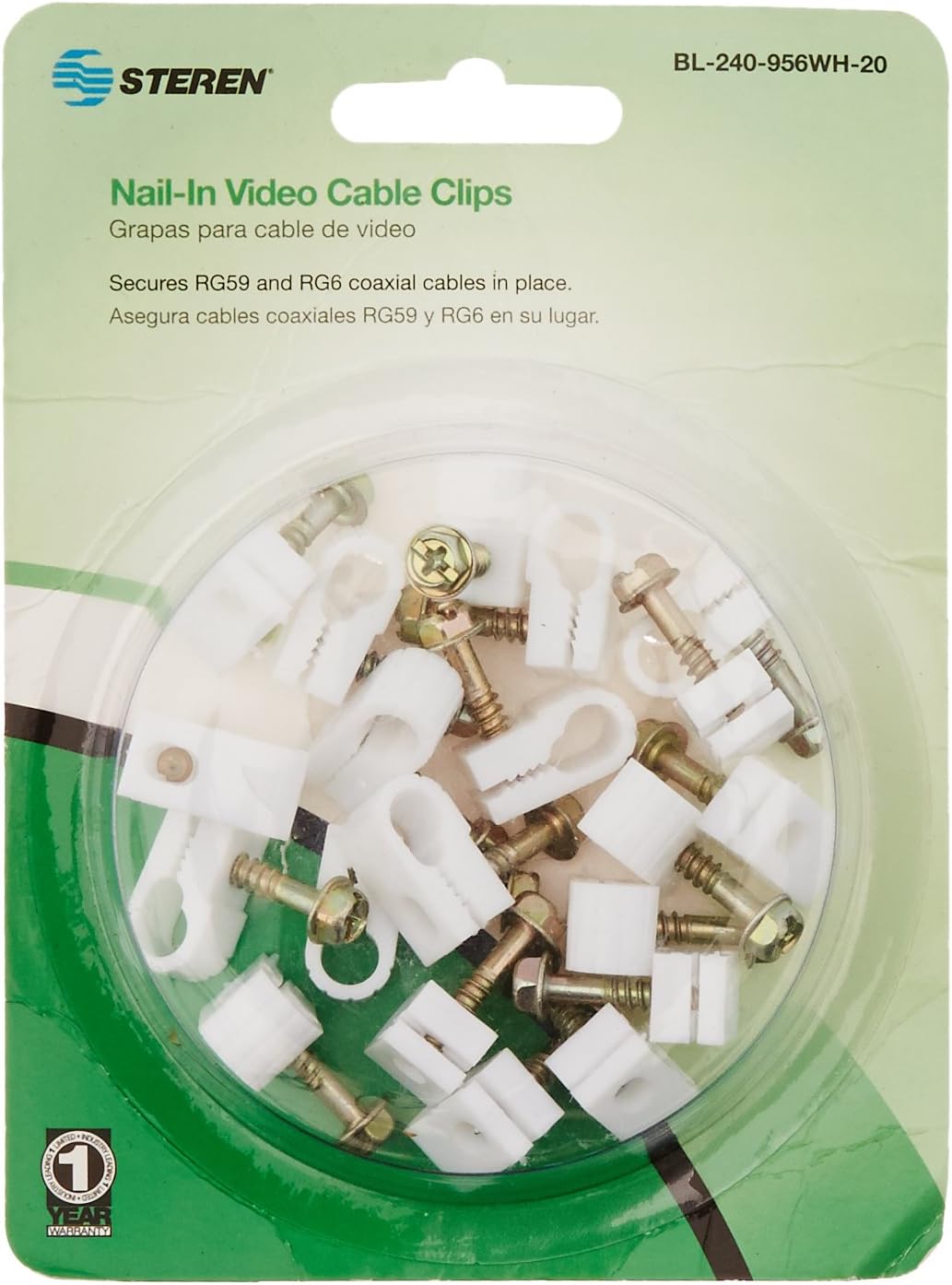 Video cable clips Clearance