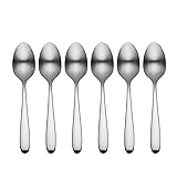 Oneida Vale Set of 6 Dinner Spoons, Silverware Set