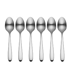Oneida Vale Set of 6 Dinner Spoons, Silverware Set