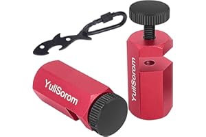 YULLSOROM Tall Stair Gauges for Framing Square with Holder and Carabiner Stair Guage Knobs Tool for Circular Saw,Stair Guides Perfect for Rafter Gauge Clamps Red kit