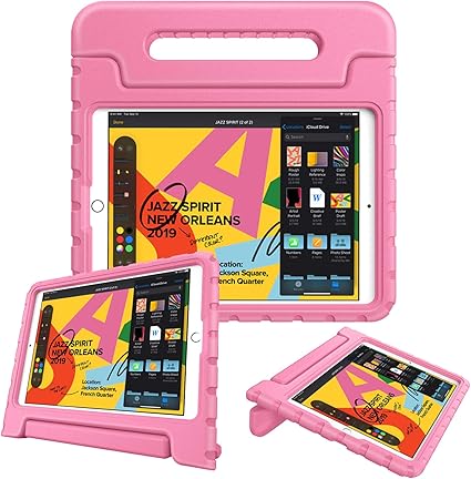 Amazon Fintie Ipad 8 ケース Ipad 10 2 ケース 第7世代 19 Ipad Air3 10 5インチ 19 Ipad Pro 10 5 17 ケース ショックプルーフ ポータブル式 ハンドルスタンド 子供 キッズ用 軽量 耐衝撃 超耐久 エコevaフォームケース