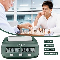 LEAP Digital Chess Clock Timer with Bonus and