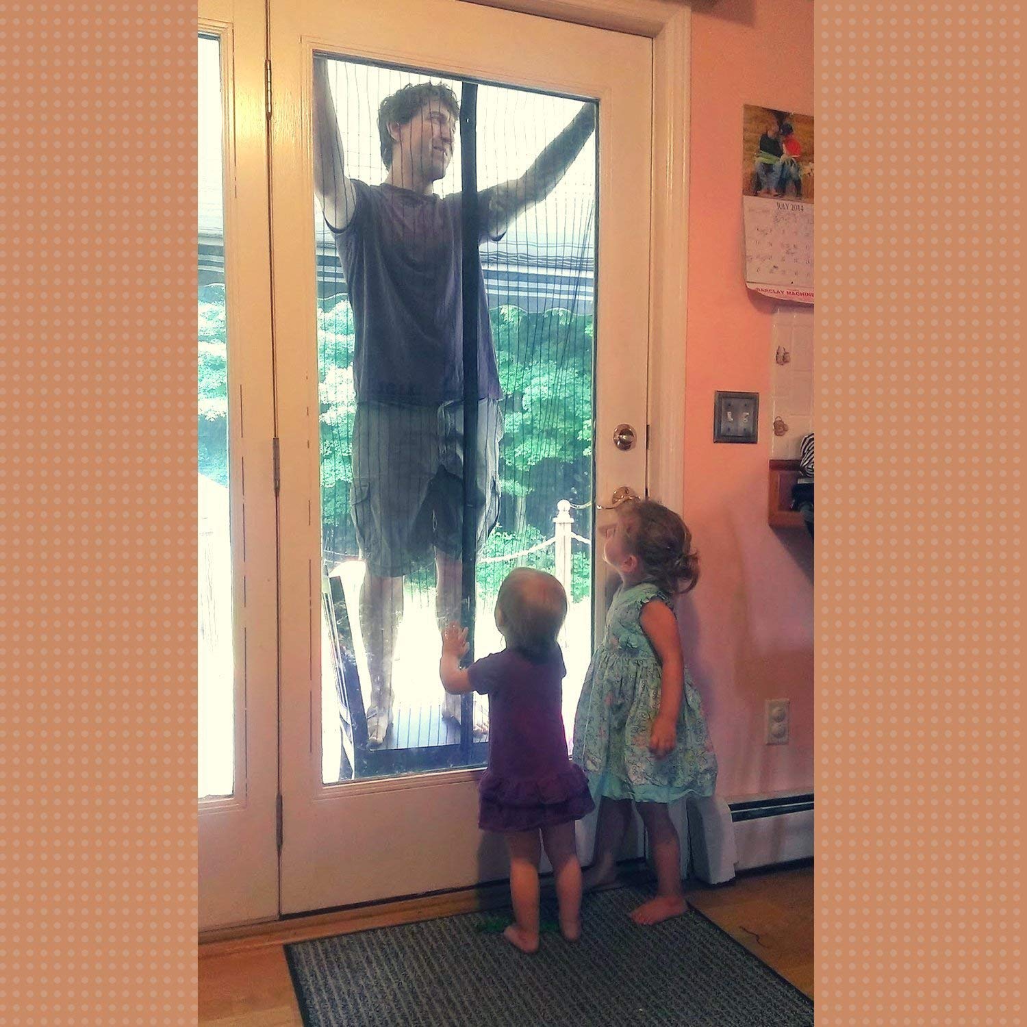 Zanzariera Magnetica, Schermo Automatico della Porta, Dimensioni 100 x 210CM, Resistente e Traspirante, Adatto per Soggiorno, Camera da Letto, Cucina, ecc