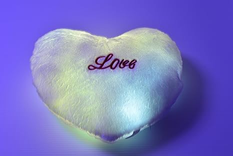 Buy Evana Best Valentine Gift Led Light Up Glow Heart Pillow