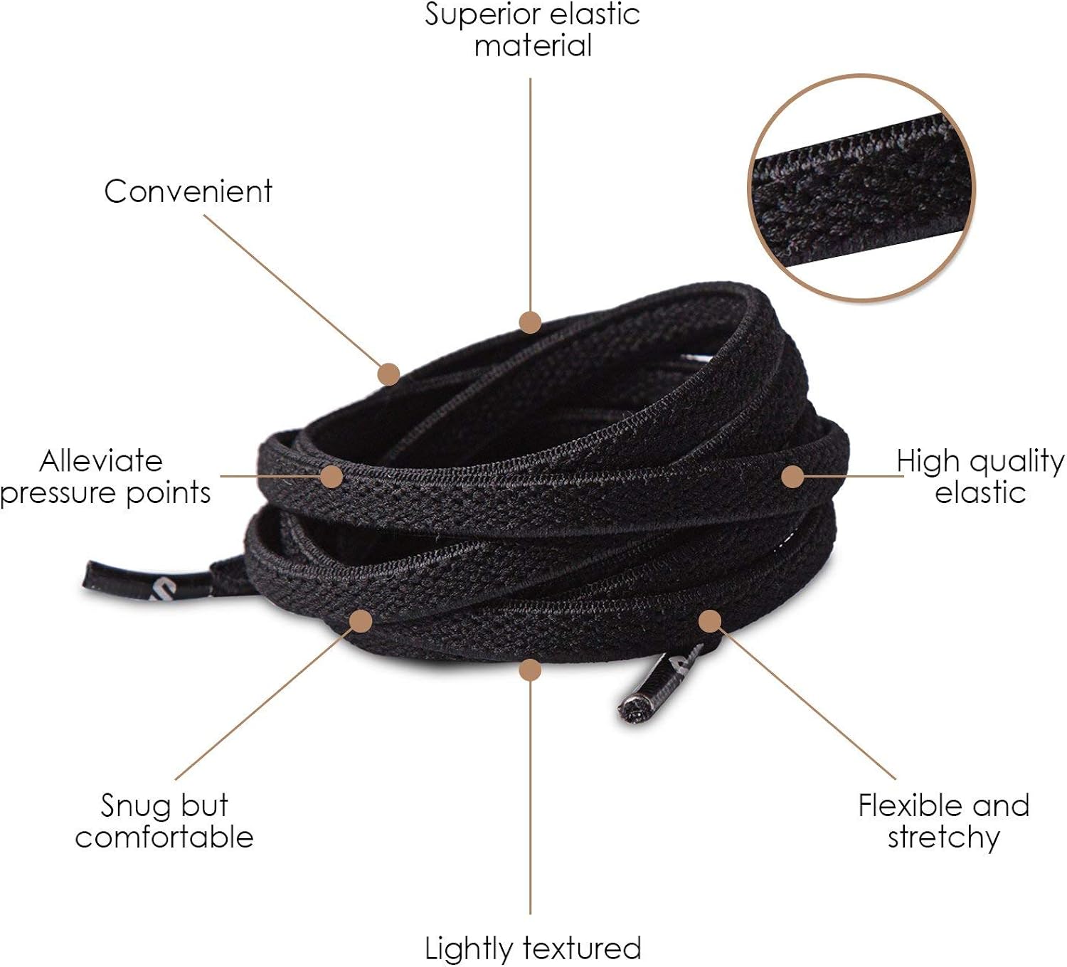 The Original Stretchlace | Elastic Shoe Laces | Flat Stretch Shoelaces: Shoes