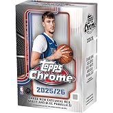 2025-26 Topps Chrome Basketball Blaster Box (28 Cards/Box)