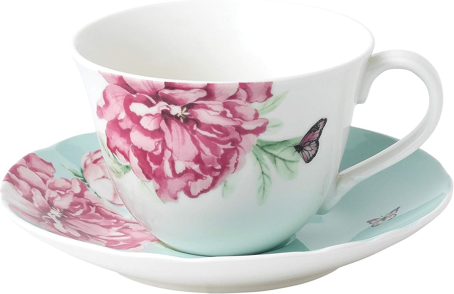 Tazza Da Tè Royal Albert Polka Blu Con Piattino - Porcellana Fine, Bordo Oro 22kt - Foto 5