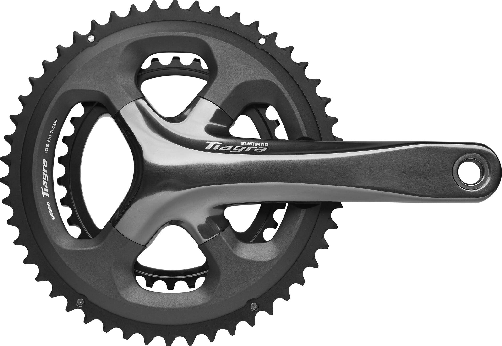 SHIMANO FC-4700 TIAGRA 2x10S Crankset 50/34 Teeth x 172,5mm, Plain