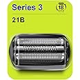 Series 3 Replacement Head for Braun Electric Shaver -21B- Compatible with Braun Electric Razors 300s, 310s, 3010BT (1 Pack)