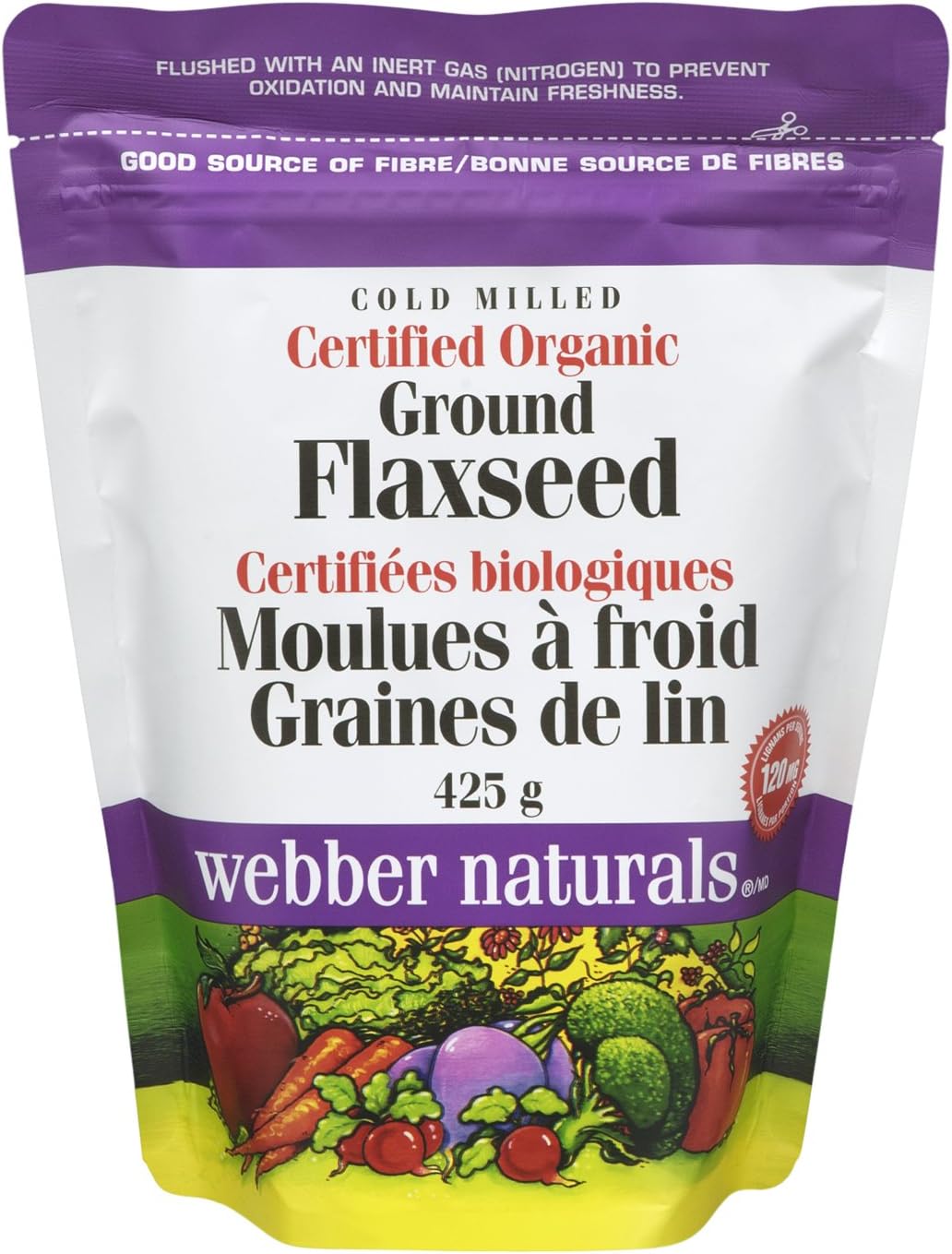 ber Naturals Cold Milled Certified Organic Ground Flaxseed Amazon