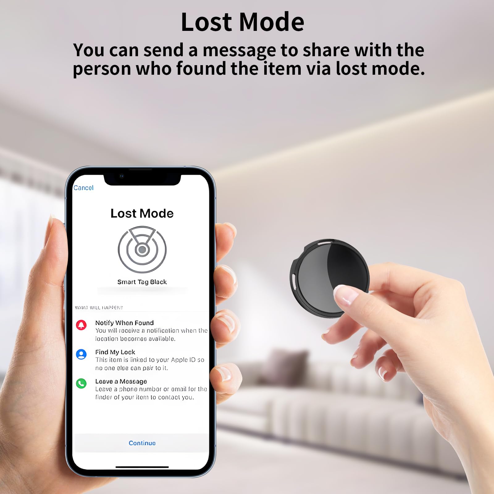 No Subscription Mini GPS Tracker for Vehicles Work with Find My(iOS Only) Magnetic Case Real Time Tracker Tag Hidden Car Location Tracking Device Global Coverage No Monthly Fee or SIM Card Required