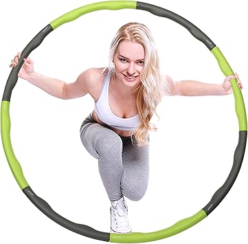 Ancheer Hula Hoop Fitness Aro de Gimnasio con Bolas de Masaje ...