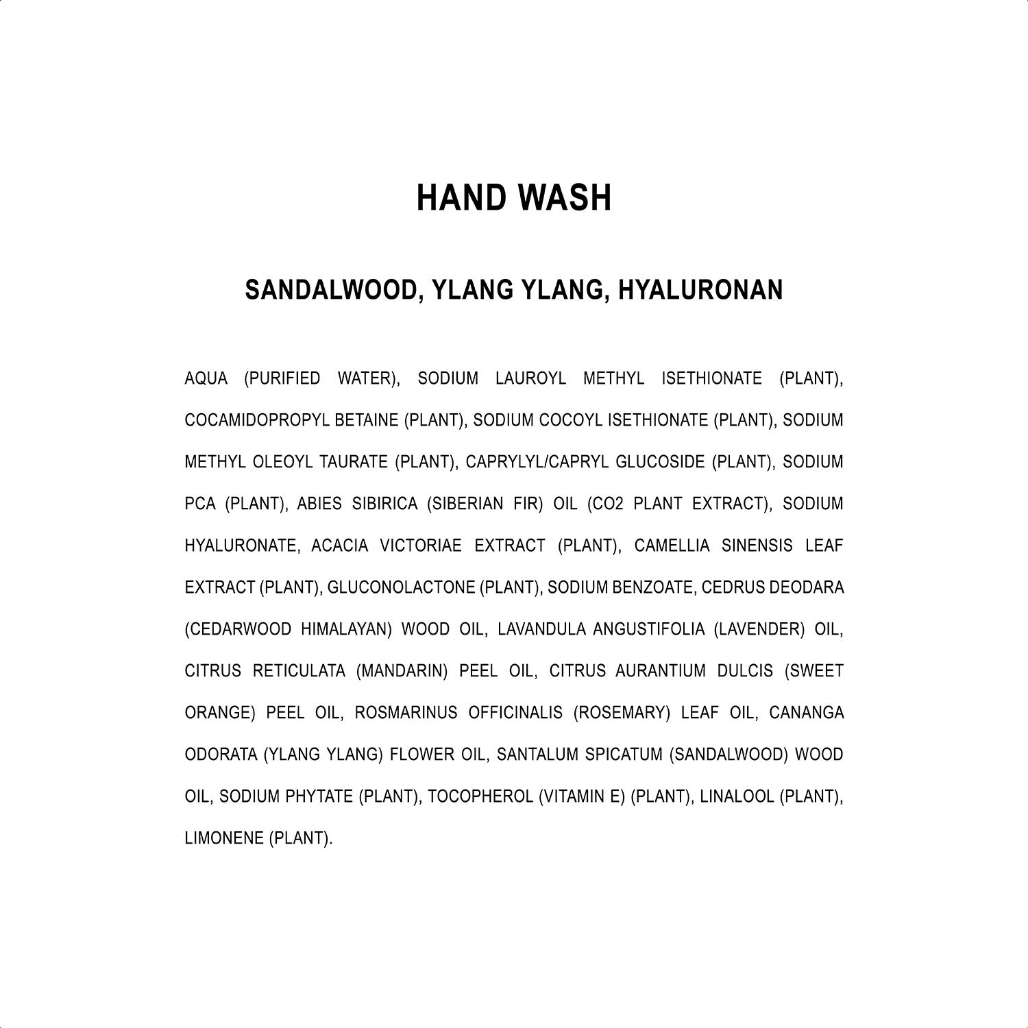 Grown Alchemist Hand Wash - Sandalwood, Ylang Ylang & Hyaluronan - Liquid Hand Soap, Clean Skincare (500ml / 16.9oz Pump Bottle) : Beauty