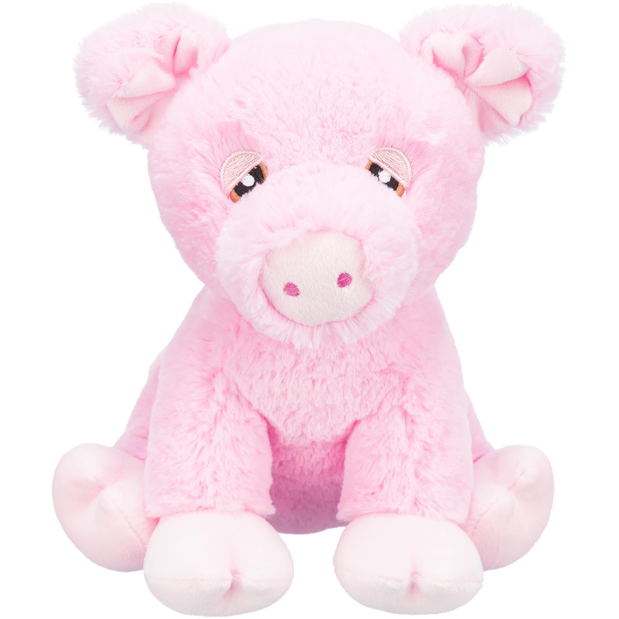 TRIXIE Be Eco Pig Edison, 24 cm – Fluffy eco pig made from recycled materials – Soft cuddly toy for sustainable play - 34881 — image 1