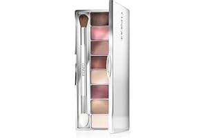 Clinique All About Shadow Eye Shadow Palette, 8 Silky + Buildable Shades | Black Honey, Pink and Nude Honey | Safe For Sensitive Eyes