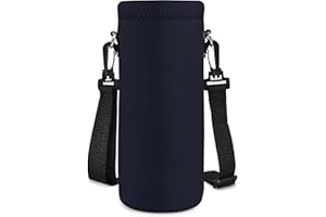 AUPET Water Bottle Bag Carrier,24oz/32oz Insulated Neoprene bottle Sling Holder Case Pouch Cover for 1000ML/750ML Bottles with Shoulder Strap for walking
