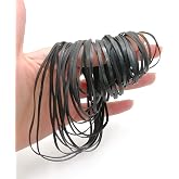 Recorder Rubber Belts - Cassette Recorder Repair Maintenance Mix Flat Cassette Tape Machine Rubber Belts 40-135 MM (50PCS) (Width 2MM)