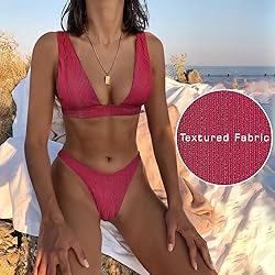 Bathing Suits for Women Deep V Neck Sexy Two Piece