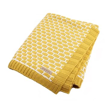 yellow swaddle blanket