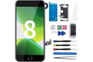 CYKJGS for iPhone 8 Screen Replacement with Home Button 4.7" Black for iPhone SE 2nd 2020 3D Touch LCD Display Digitizer Full