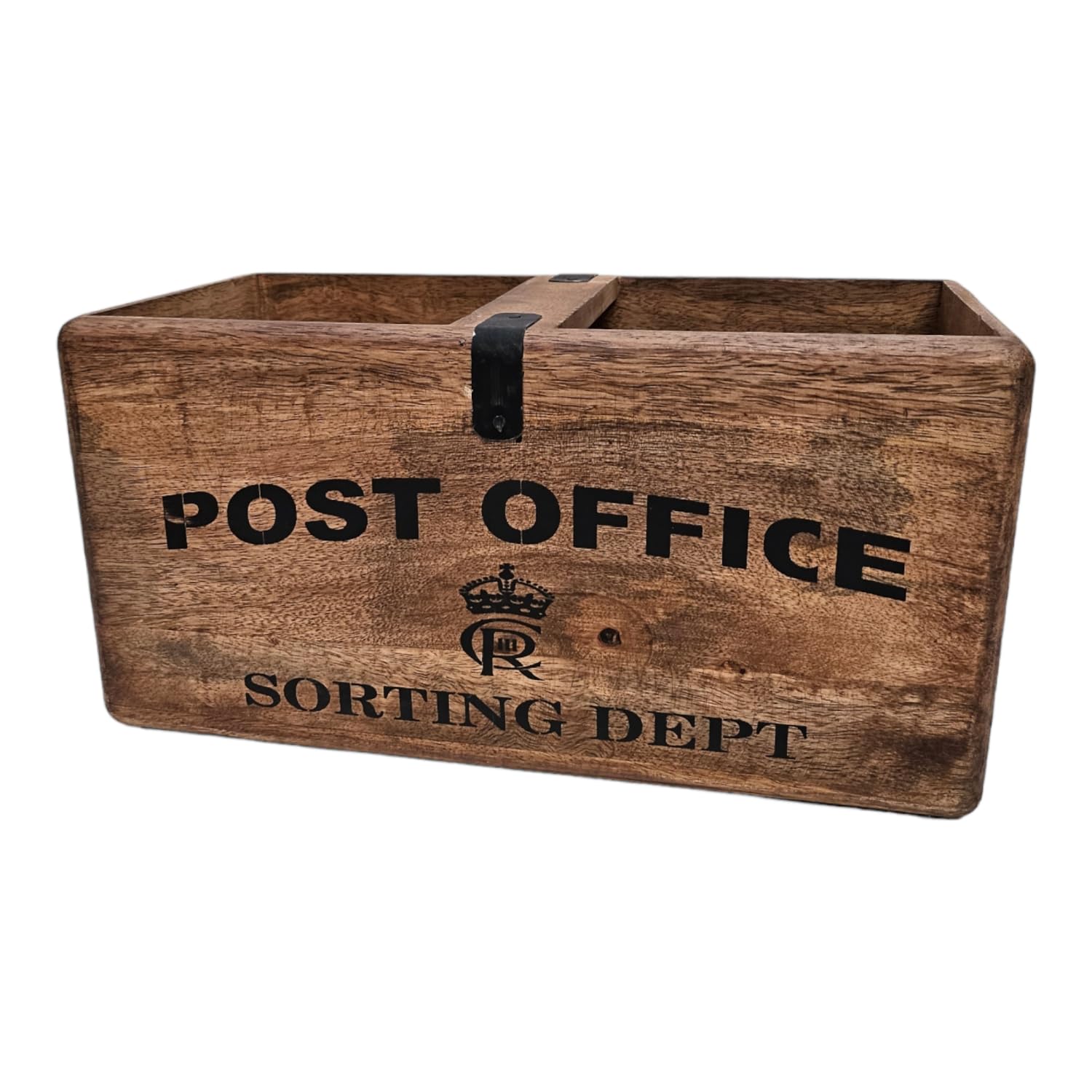 ACL Vintage Wooden Crate – Storing Crates - Ideal for Home/Office/Papers and Files Organizer – Rustic Eco-Friendly