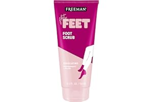 Freeman Bare Foot Exfoliating foot scrub Peppermint and Plum 5.3 oz