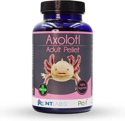 NT Labs Pro-f Axolotl Adult Pellets 165g Sinking Amphibian Food