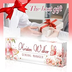 Custom Office Name Plate for Desk - Desk Name Plate