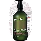 PUREBBLE Rebalancing Botanic Cellcare Shampoo 500ml, 16.90 fl oz | Sulfate-Free, Paraben-Free and Color-Safe | pH Balancing