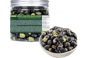 BAYUEDEGUA-Crispy and Ripe Black Beans 180g/6.34oz High Protein|Low Carbon Water|Pure Vegetarian,Bean Stir Fry Instant Snack.