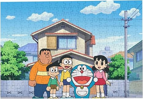 Amazon Co Jp ドラえもん ジグソーパズル 300ピース子供から大人まで減圧おもちゃ Diy おもちゃ 家の装飾 38cm X 26cm ホーム キッチン