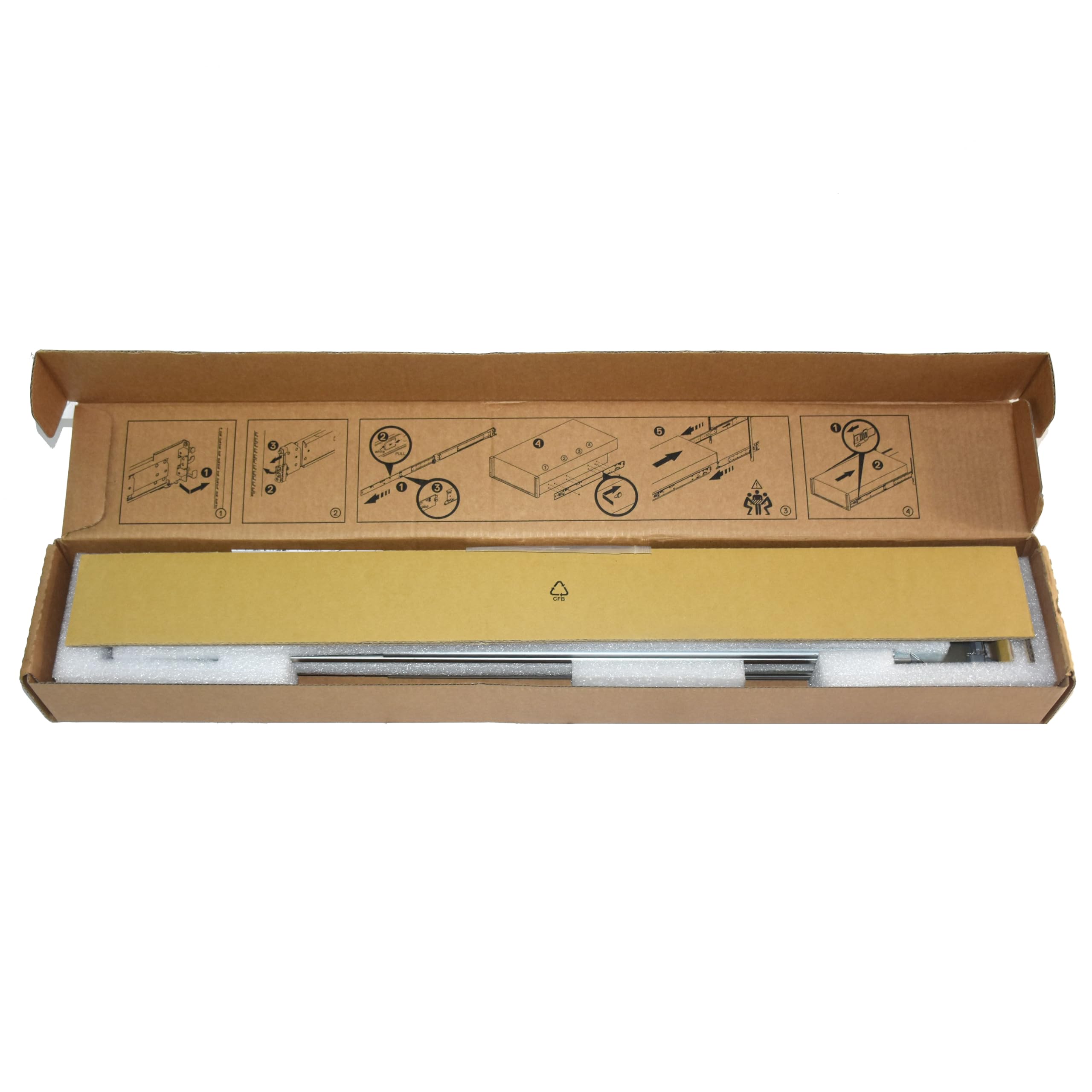 Dell PowerEdge R620 R630 R640 R420 R430 R320 1U Sliding ReadyRails II Rail Kit Type A7 - Dell P/N: CWJ0X 6RTCR 9D83F 81WCD (Renewed)